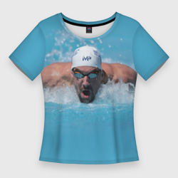 Женская футболка 3D Slim Michael Phelps