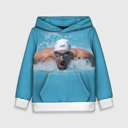 Детская толстовка 3D Michael Phelps