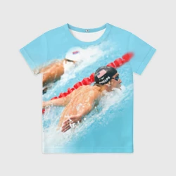 Детская футболка 3D Michael Phelps