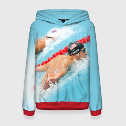 Женская толстовка 3D Michael Phelps