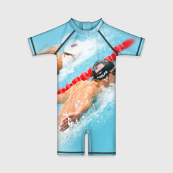 Детский купальный костюм 3D Michael Phelps