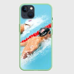Чехол для iPhone 14 Michael Phelps