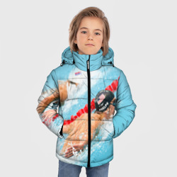 Зимняя куртка для мальчиков 3D Michael Phelps - фото 2