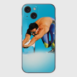 Чехол для iPhone 15 силиконовый с защитой камеры Александр Попов