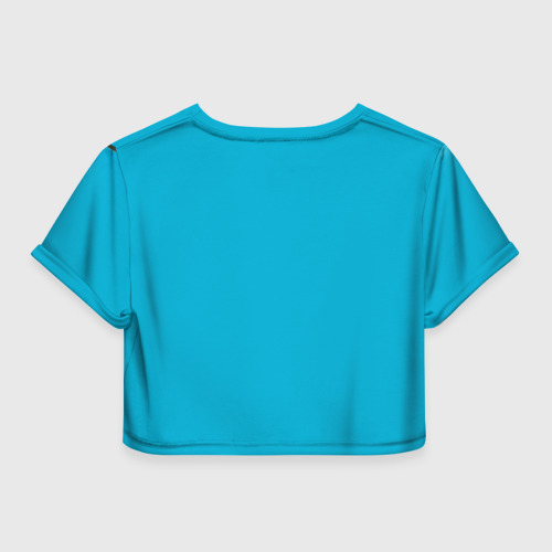 Женская футболка Crop-top 3D Александр Попов, цвет 3D печать - фото 2