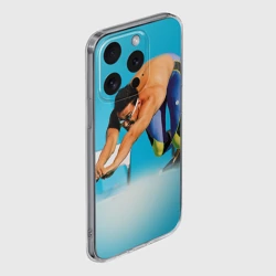 Чехол для iPhone 15 Pro силиконовый с защитой камеры Александр Попов - фото 2