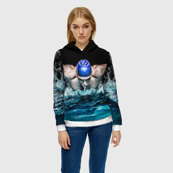 Женская толстовка 3D Пловец - фото 2