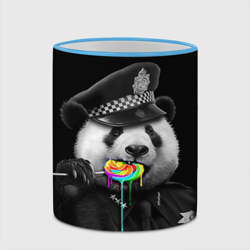 Кружка с полной запечаткой Панда и карамель, цвет Кант небесно-голубой - фото 4
