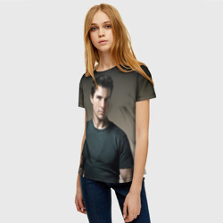 Женская футболка 3D Том Круз - фото 2