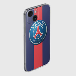 Чехол для iPhone 15 силиконовый с защитой камеры Пари Сен-Жермен - фото 2