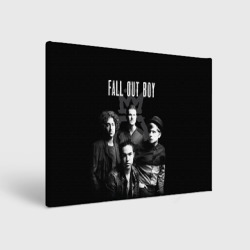 Холст прямоугольный Группа Fall out boy