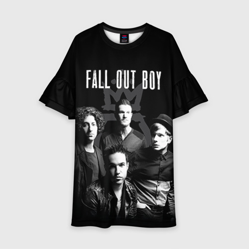 Детское платье 3D Группа Fall out boy, цвет 3D печать