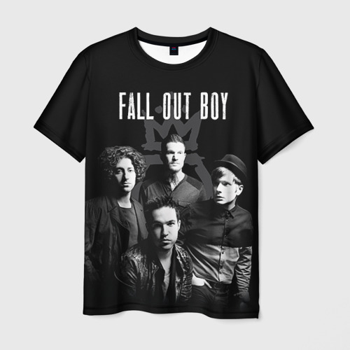 Мужская футболка 3D Группа Fall out boy, цвет 3D печать