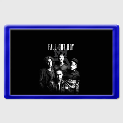 Магнит 45*70 Группа Fall out boy, цвет синий