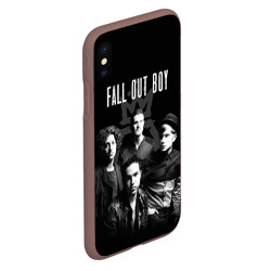 Чехол для iPhone XS Max матовый Группа Fall out boy - фото 2