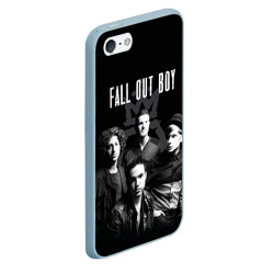 Чехол для iPhone 5/5S матовый Группа Fall out boy - фото 2