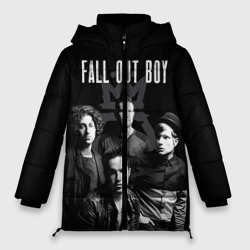 Женская зимняя куртка Oversize Группа Fall out boy