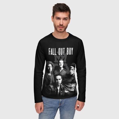 Мужской лонгслив 3D Группа Fall out boy - фото 3