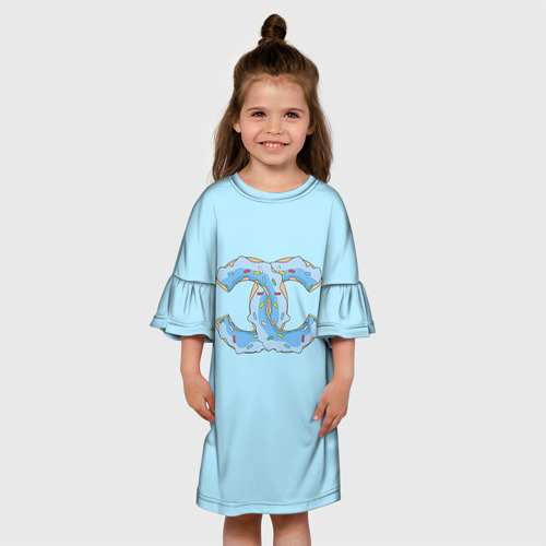 Детское платье 3D Модный пончик - фото 4