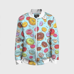 Детский бомбер 3D Пончики