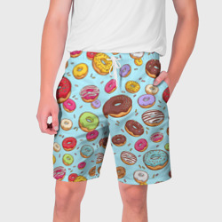 Пончики – Мужские шорты 3D с принтом купить