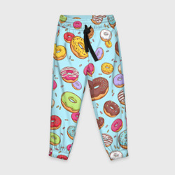 Детские брюки 3D Пончики