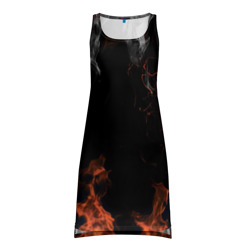 Платье-майка 3D Огонь