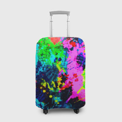 Чехол для чемодана 3D Пятна краски