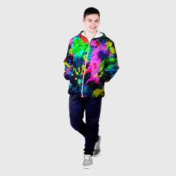 Мужская куртка 3D Пятна краски - фото 2