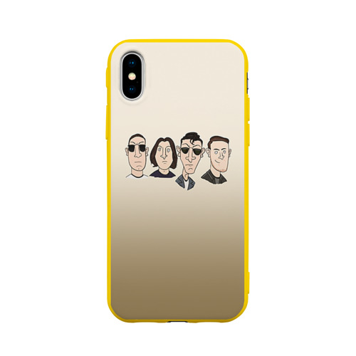 Чехол для Apple iPhone X силиконовый матовый Arctic Monkeys 1 Фото 01 Чехол для Apple iPhone X силиконовый матовый Arctic Monkeys 1 Фото 01