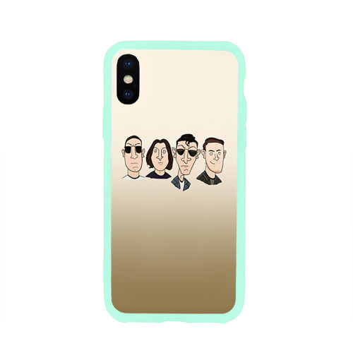 Чехол для iPhone X глянцевый Arctic Monkeys 1 Фото 01 Чехол для iPhone X глянцевый Arctic Monkeys 1 Фото 01