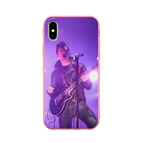 Чехол для iPhone X матовый Arctic Monkeys 3