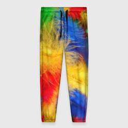 Женские брюки 3D Цветные перья
