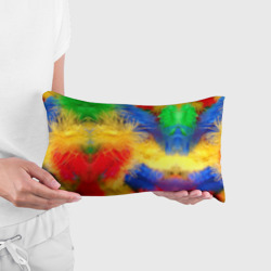 Подушка 3D антистресс Цветные перья - фото 2