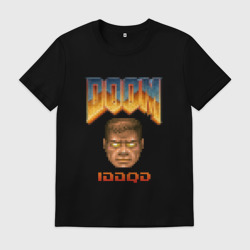 Мужская футболка хлопок Iddqd пиксель-арт