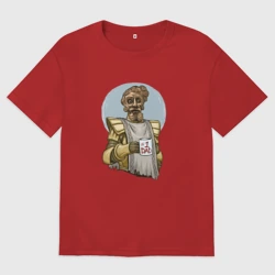 Женская футболка хлопок Oversize Giant Dad