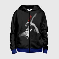 Детская толстовка 3D на молнии Рок жив rock alive