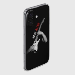 Чехол для iPhone 16 силиконовый с защитой камеры Рок жив rock alive - фото 2