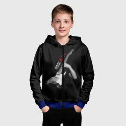 Детская толстовка 3D на молнии Рок жив rock alive - фото 2