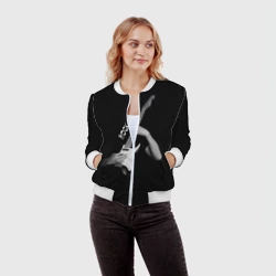 Женский бомбер 3D Рок жив rock alive - фото 2