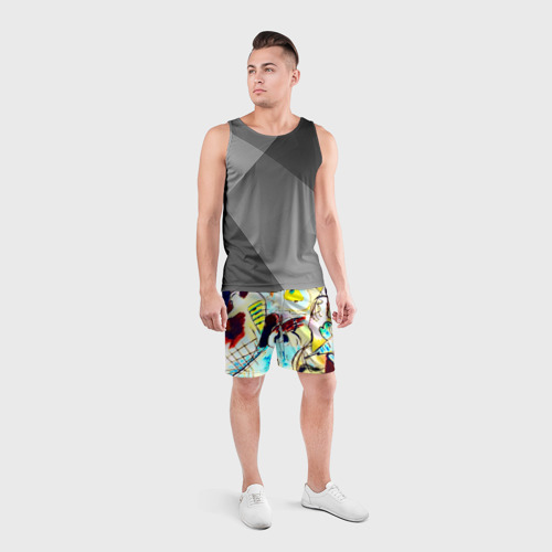 Мужские шорты спортивные Ample, цвет 3D печать - фото 4