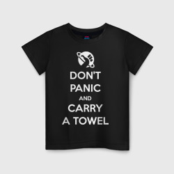 Детская футболка хлопок Dont panic