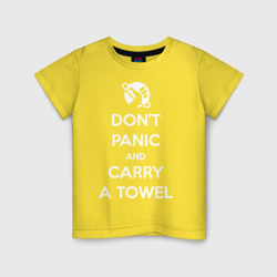 Детская футболка хлопок Dont panic