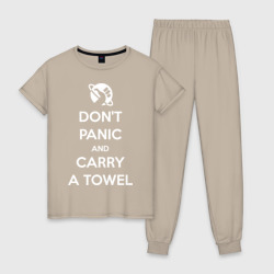 Женская пижама хлопок Dont panic