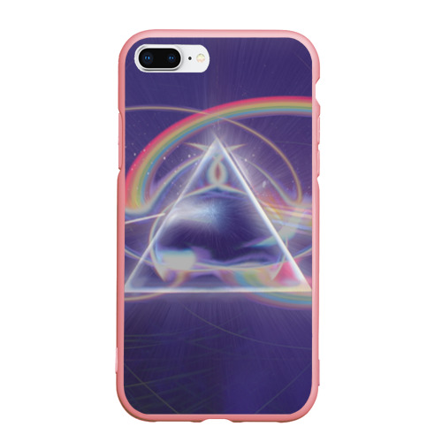 Чехол для iPhone 7Plus/8 Plus матовый Pink Floyd, цвет баблгам