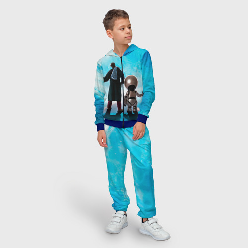 Детский 3D костюм с принтом Автостопом по галактике, фото на моделе #1