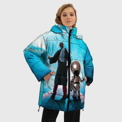 Женская зимняя куртка Oversize Автостопом по галактике - фото 2