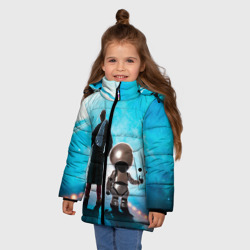 Зимняя куртка для девочек 3D Автостопом по галактике - фото 2