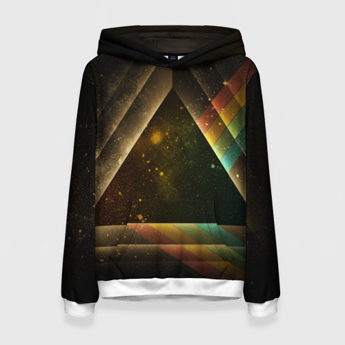 Женская толстовка 3D Triangle Фото 01 Женская толстовка 3D Triangle Фото 01
