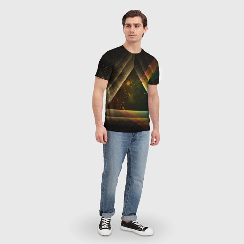 Мужская футболка 3D Triangle, цвет 3D печать - фото 5